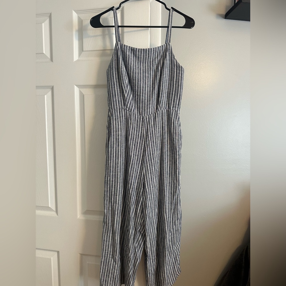 Striped Blue and White Women's Jumper